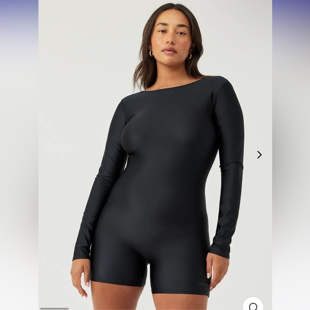 NEW outdoor voices black bodysuit. A11
